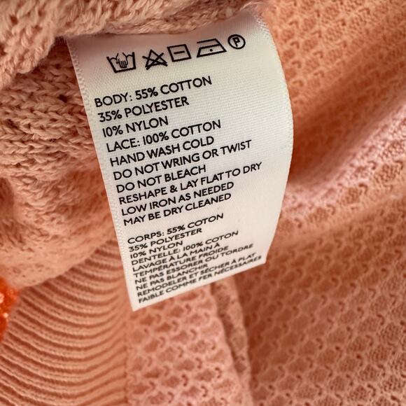 Kimchi Blue Small Pink Sweater Ultra-Soft Textured Knit Urban Outfitters - Picture 4 of 7